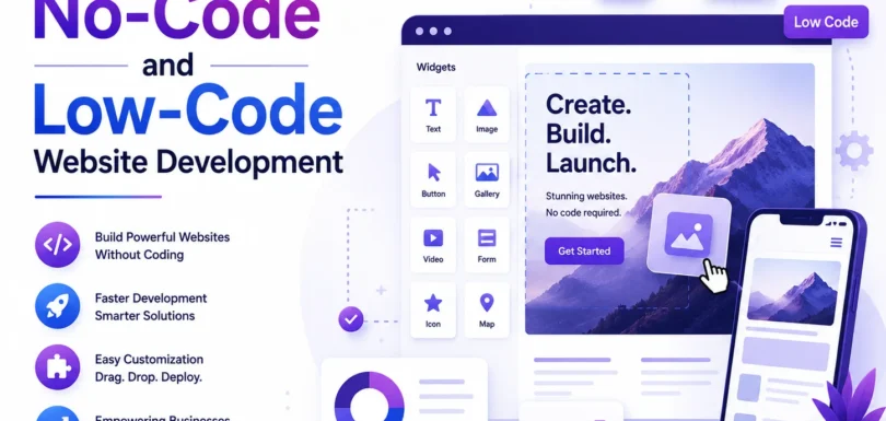 no-code and low-code website development