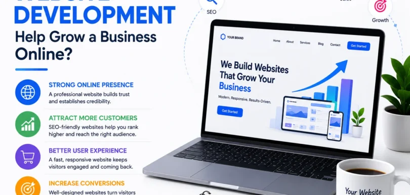 Website Development Help Grow a Business Online