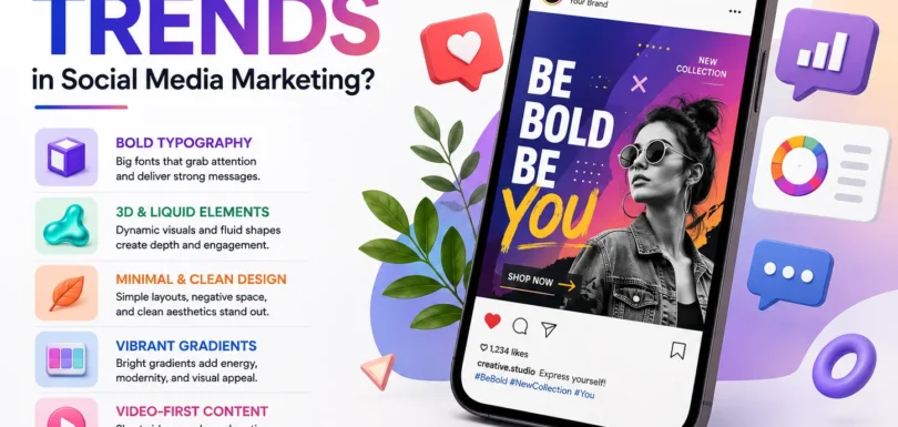graphic design trends social media marketing 2026