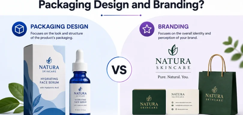 packaging design vs branding