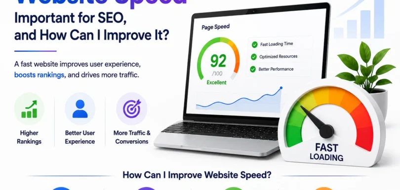 website speed for SEO