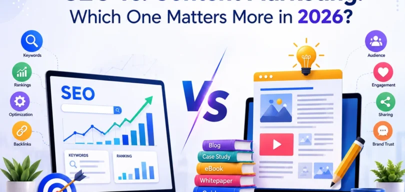 SEO vs content marketing 2026