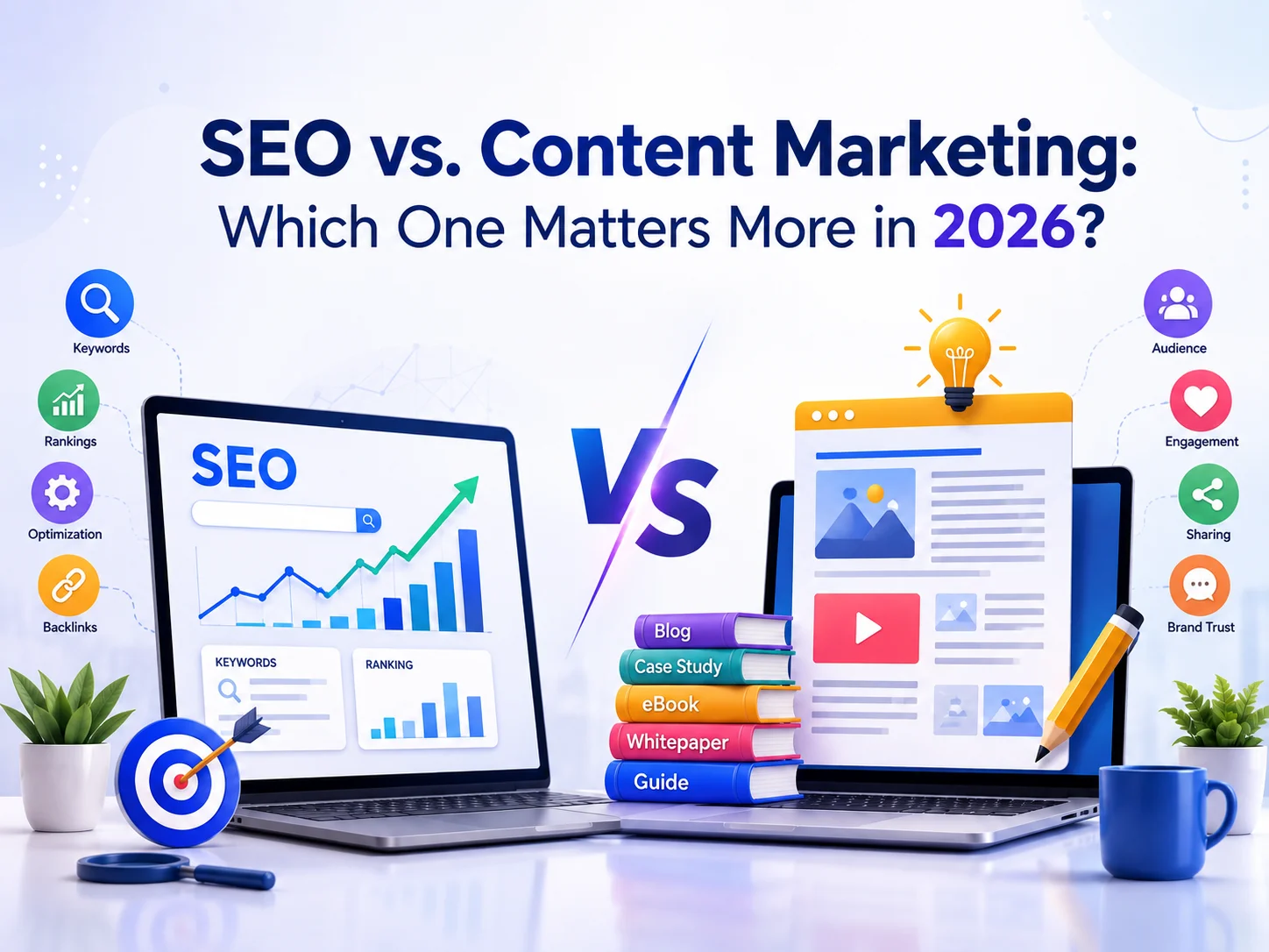 SEO vs content marketing 2026