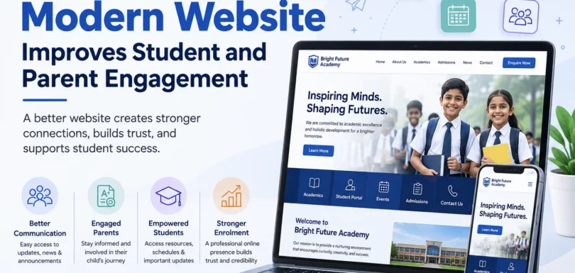 modern website student parent engagement