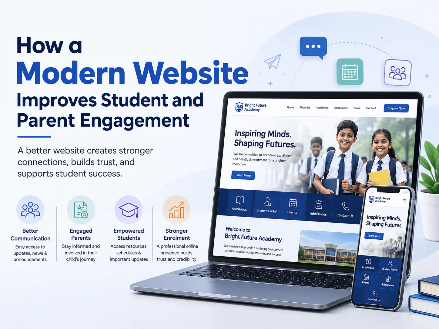 modern website student parent engagement