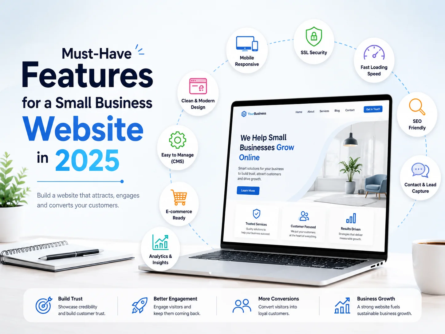 must-have features for a small business website