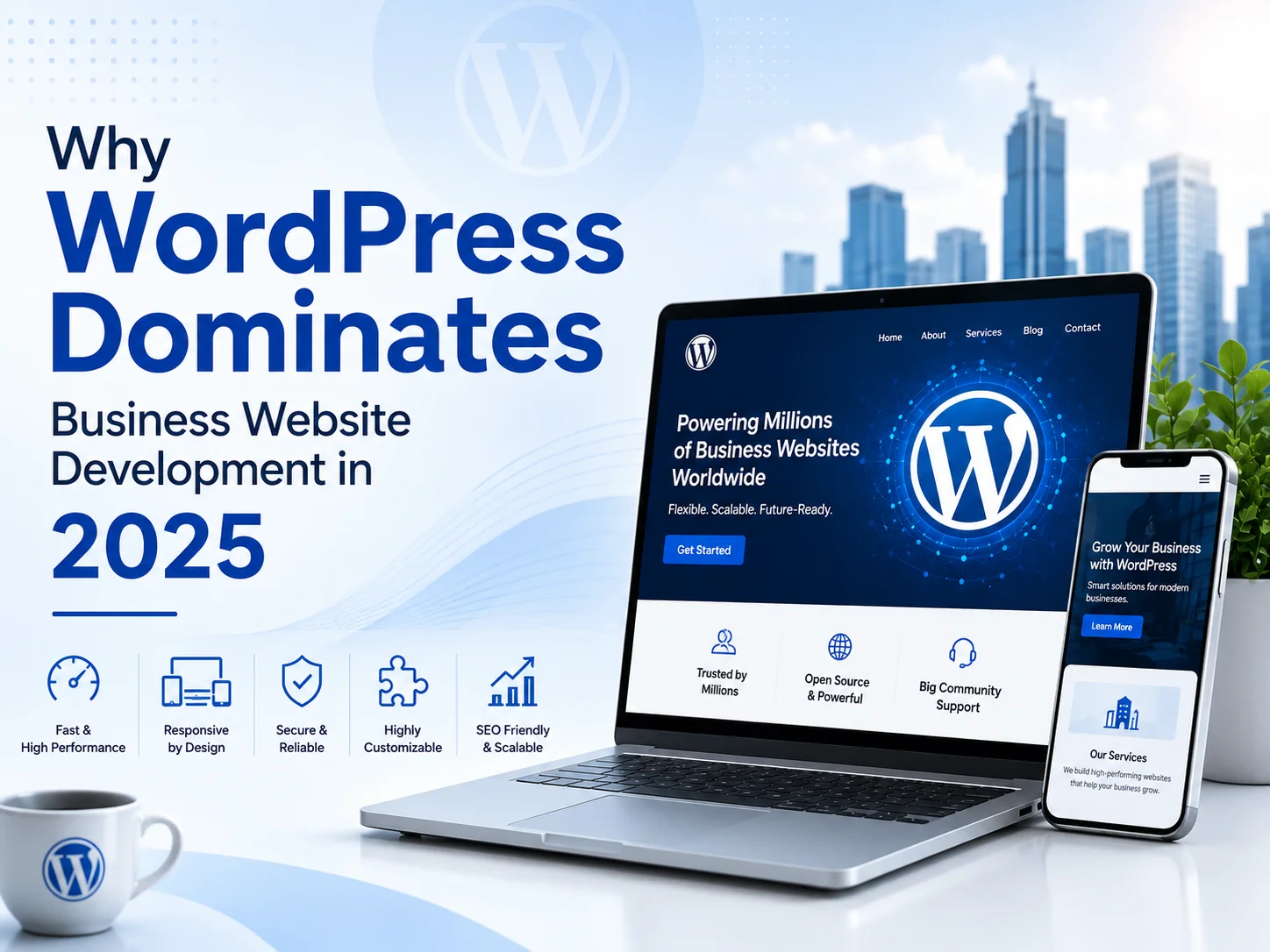 WordPress business website development 2026