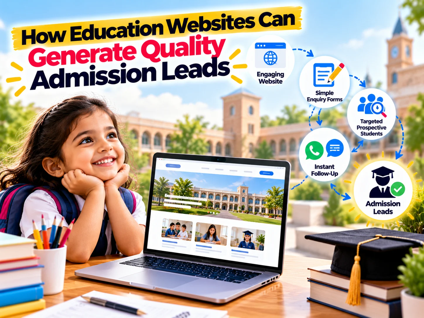 How Education Websites Generate Admissions