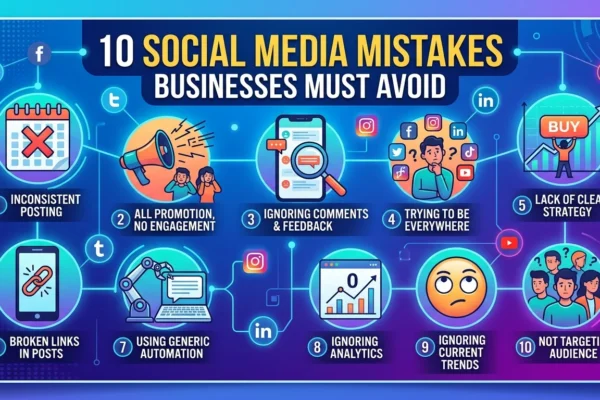 social media marketing mistakes
