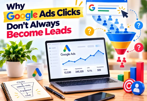 Google Ads clicks not converting to leads