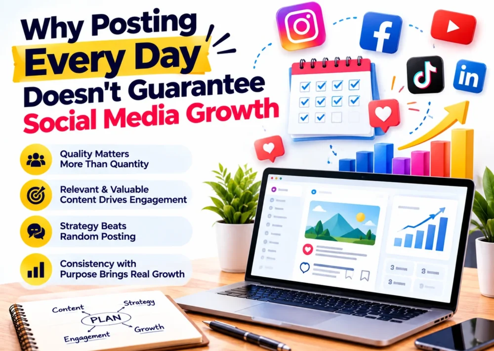 posting every day on social media