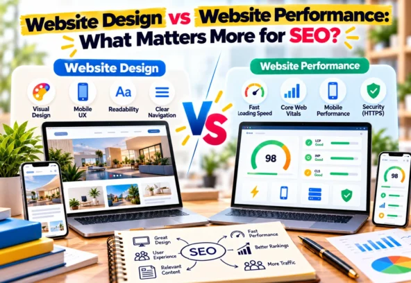 website design vs speed