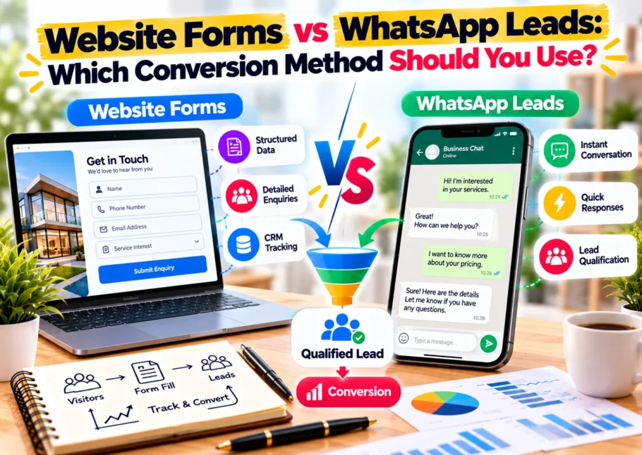 Website Forms vs WhatsApp Leads