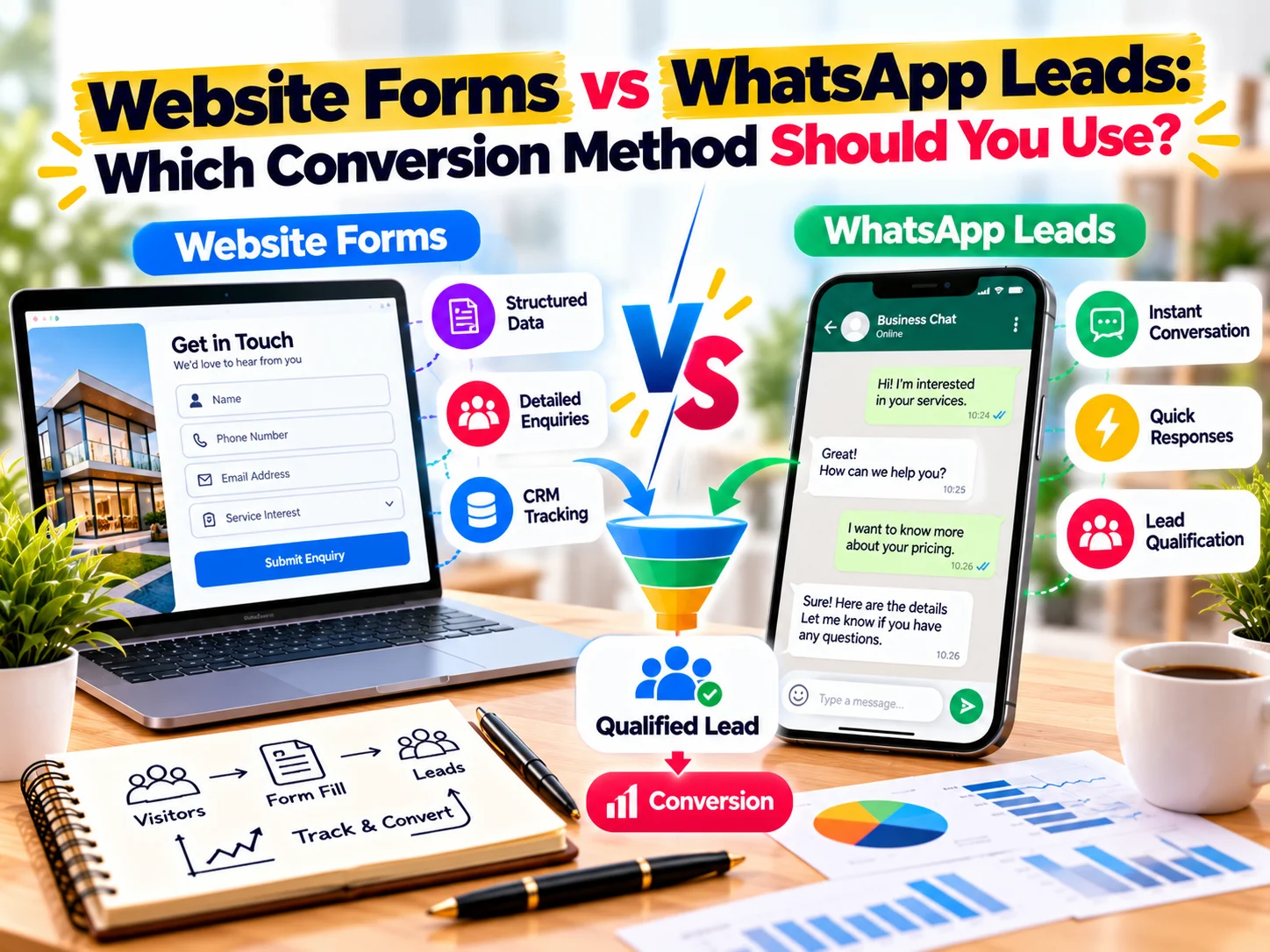 Website Forms vs WhatsApp Leads